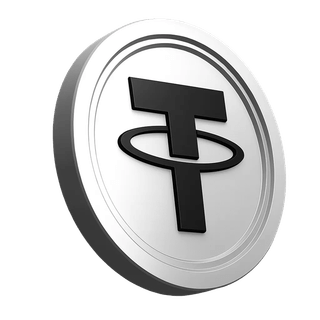 Componente de la moneda Tether USDT dentro del apartado de confianza de la comunidad de trading